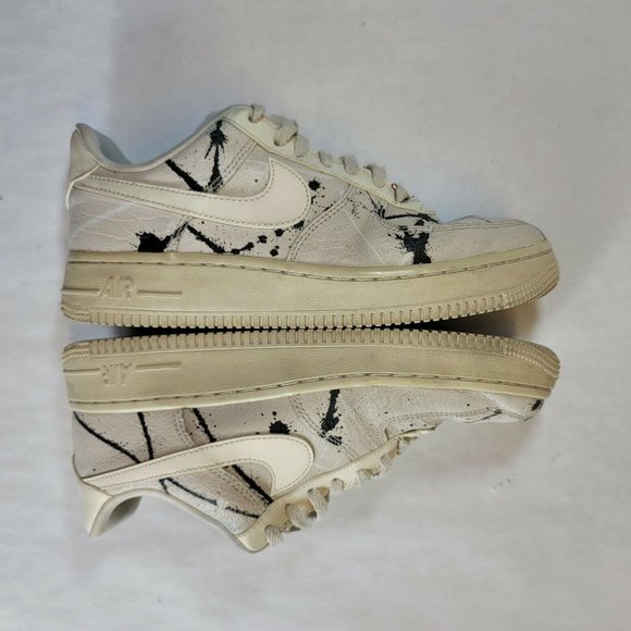 Nike Air Force 1 07 Lx Paint Splatter women size 6.5 - Picture 5 of 13